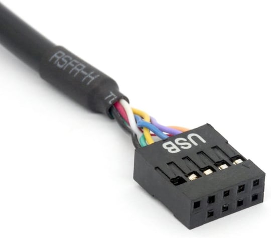 USB 3.0 19 Pin Erkek USB 2.0 9 Pin Dişi Anakart Kablo Adaptörü ale/Dişi Konut Dönüştürücü (9Pin Dişi 12cm)