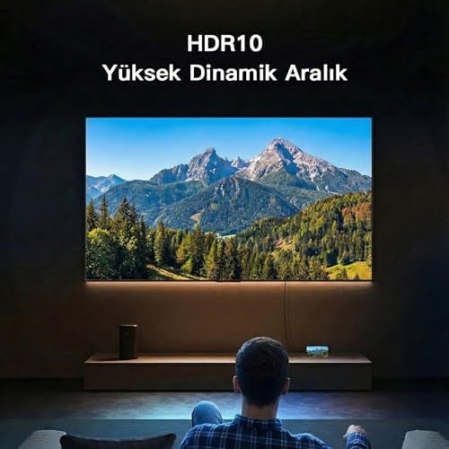 USB C DisplayPort 1.4 Kablo (8K@60Hz, 4K@240Hz, 2K@360Hz) HDR HDCP Type C to DP [Thunderbolt 5/4/3, DeX Mode Uyumlu], iPhone 15/16/17 Pro, MacBook, iPad Pro/Air - Seçenekler: 1 Metre, 2 Metre, 3 Metre
