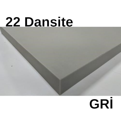 Ütü Masası Süngeri 22 Dansite 5 mm – Isıya Dayanıklı Gri 60 × 140 cm