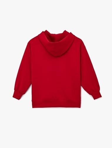 Uzun Kollu Cepli Fermuarlı Kapüşonlu Sweatshirt - Bedenler: S, X Small, M, L