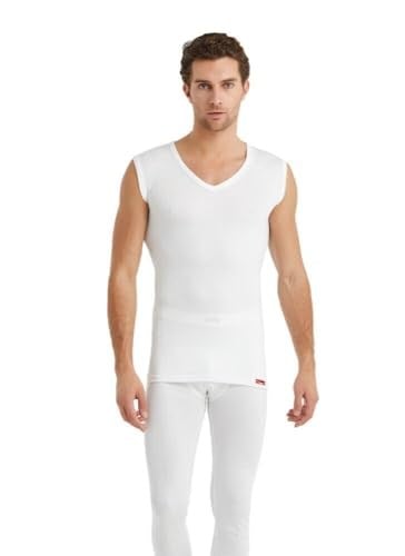 V Yaka Thermal Atlet Unisex İçlik Beyaz C3T4N2O9