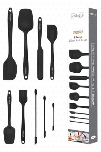 VALLETTA VLT1170 DRONGO 9LU SPATULA SET SİYAH