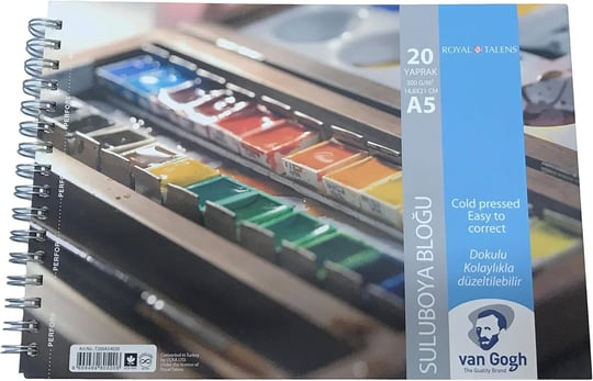 VAN GOGH SULUBOYA BLOĞU 300 GR A5 20 YAPRAK SPİRALLİ