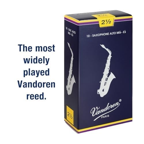 Vandoren Geleneksel Alto Saksafon Kamışları – 10lu Kutu – Güç 2,5
