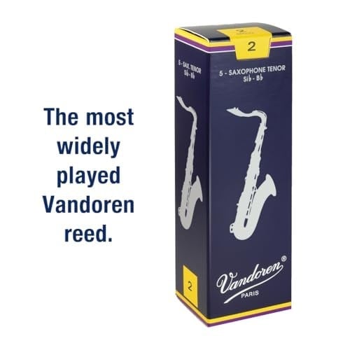 Vandoren SR222 Tenor Saksafon Geleneksel Kamışları Sertlik 2; 5li Kutu