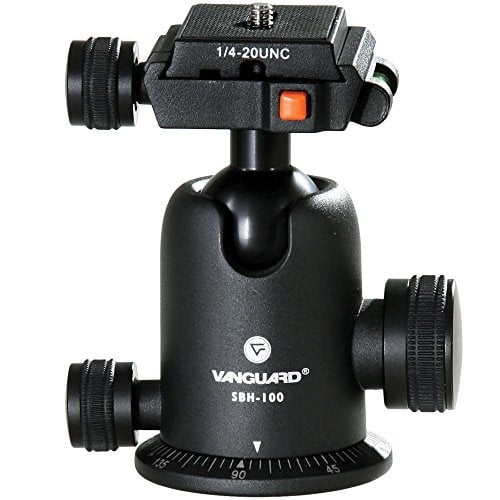 Vanguard Alta Pro 263AB 100 Alüminyum Tripod, SBH-100 Küresel Başlı, Sony, Nikon, Canon DSLR Kameralar için, Siyah
