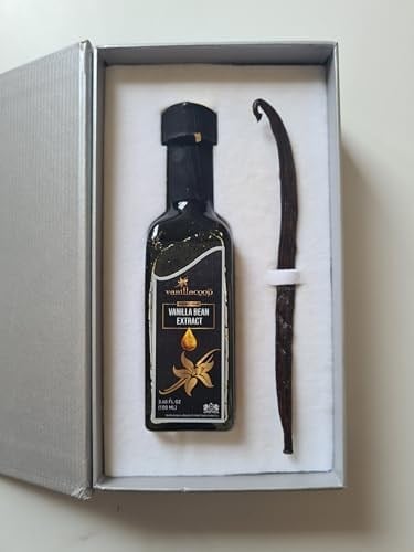 Vanillacoop vanilya çubuğu extract 100 ml (100 ml - 130 gr) 2li çubuk vanilya çubuğu hediyeli