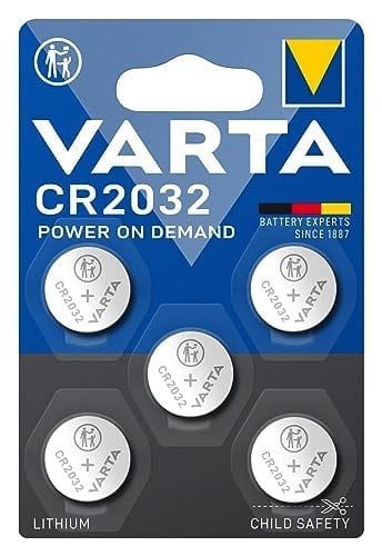 VARTA CR2032 Lityum Düğme Pil 5li Paket