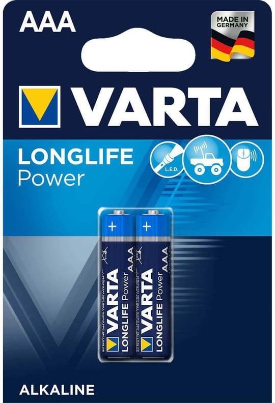 VARTA Longlife Power 2 AAA Alkalin İnce Kalem Pil - Seçenekler: 2 adet, 2 unidades, 2li, 4lü, 6lı