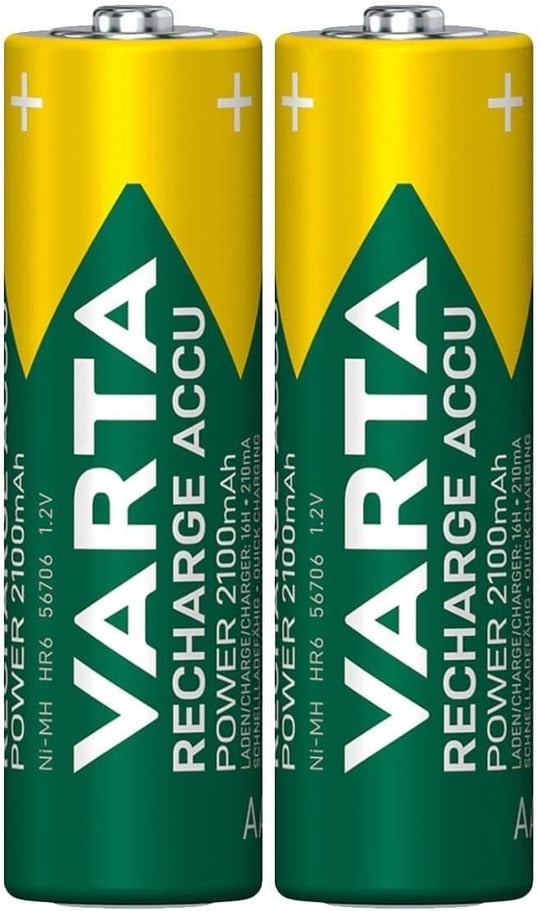 VARTA Rechargeable Accu 2 AA 2100 mAh R2U