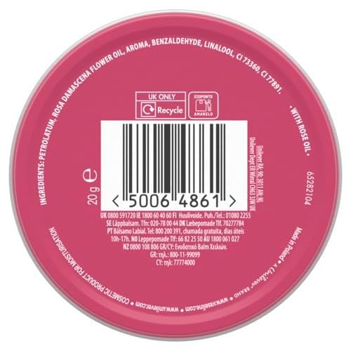 Vaseline Lip Therapy Rose Dudak Bakım Kremi 20 g