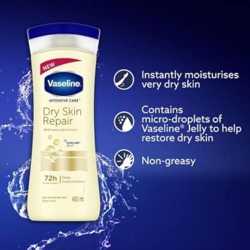 Vaseline Vücut Losyonu Dry Skin Repair Onarıcı 400ML