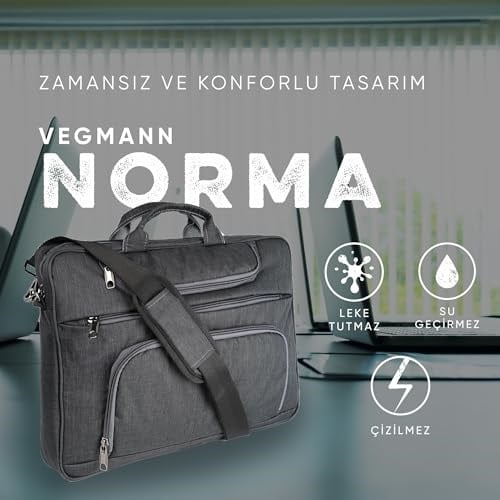 Vegmann Norma Dizüstü Bilgisayar Uyumlu Evrak ve Laptop Çantası