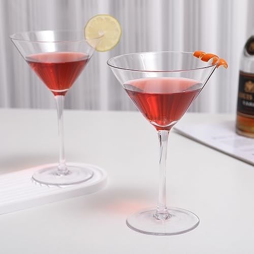 VENVENWEAVS Martini Bardakları 2li Set, El Üflemeli Kristal Martini Bardakları, Espresso Martini, Cosmopolitan, Manhattan,Gimlet,Home Bar,Kokteyl Partisi,Martini Züccaciye Hediye seti