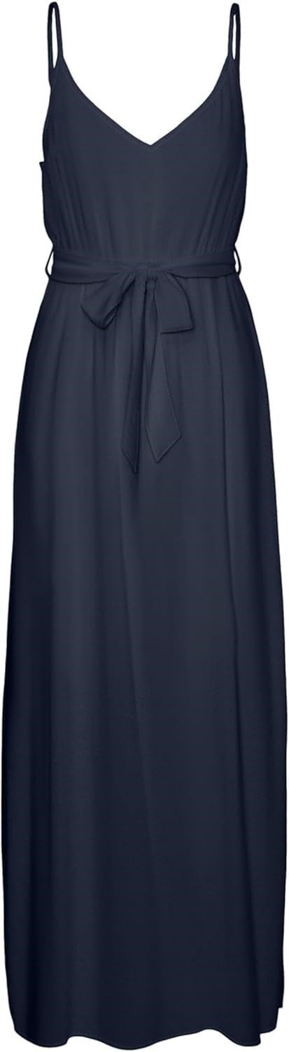 VERO MODA VMEASY JOY SLIT MAXI V-NECK DRESS WV GA Elbise Kadın
