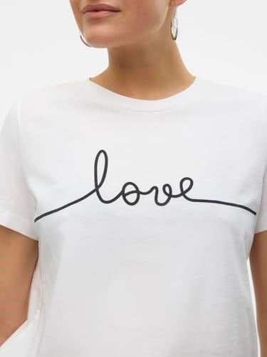 VERO MODA VMKAMI S/S O-NECK T-SHIRT JRS BTQ GA Tişört Kadın