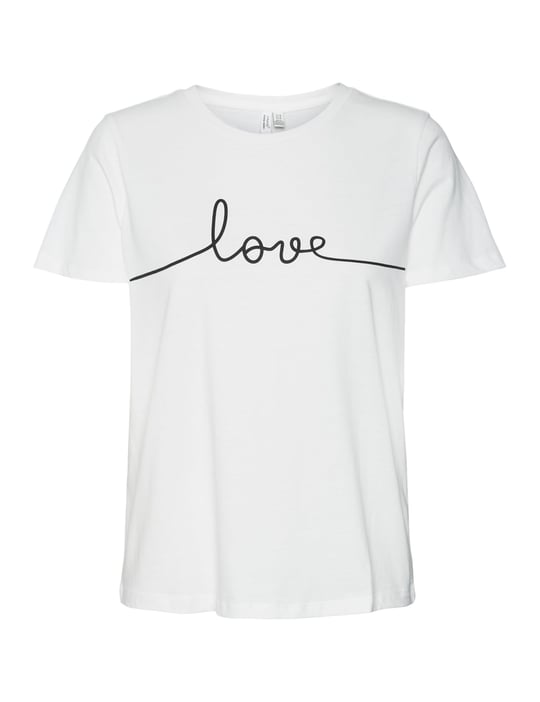 VERO MODA VMKAMI S/S O-NECK T-SHIRT JRS BTQ GA Tişört Kadın