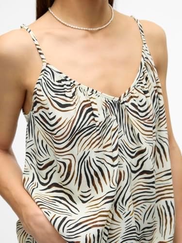 VERO MODA VMKARMYN SHORT SINGLET TOP VMA Tişört Kadın