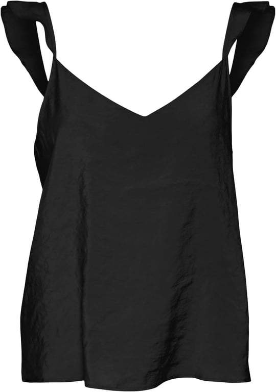 VERO MODA VMQUEENY FRILL SINGLET WVN GA Tişört Kadın
