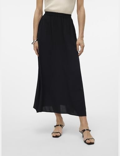 VERO MODA%VMEASY JOY MAXI SLIT SKIRT WVN GA Etek Kadın
