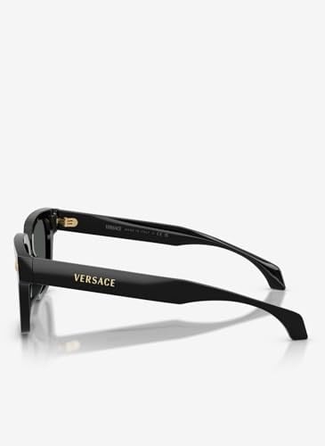 Versace VE 4510U GB187 52 Unisex Kare Siyah Kemik Güneş Gözlüğü