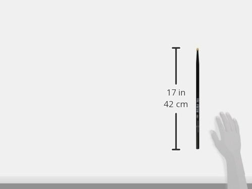 Vic Firth 5A American Hickory Wood Tip Drumstick Black Finish