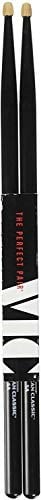 Vic Firth 5A American Hickory Wood Tip Drumstick Black Finish