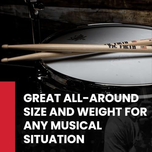 Vic firth Baget (Çift) 5A Wood, Hıckory, 0.565