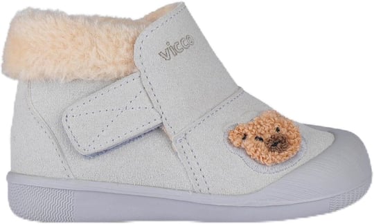 Vicco Kind Kürklü Unisex İlk Adım Bot (Gri, 20 Numara)