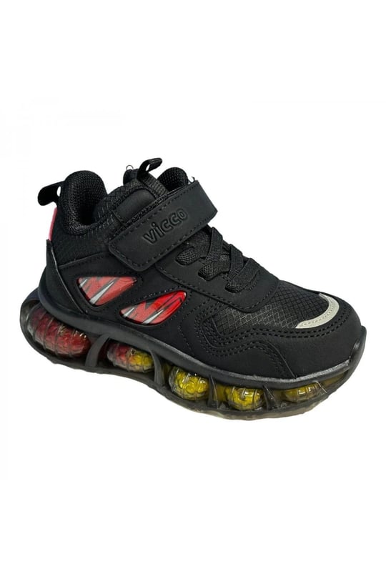 Vicco Willow Işıklı Erkek Okul Öncesi Siyah Bot - 27 Beden
