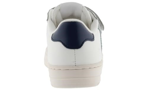 victoria Unisex Tiempo Deri Efektli Düşük Top Spor Ayakkabılar ve Kontrast Parçalar ve Kayışlar 1124104 Çocuklar için