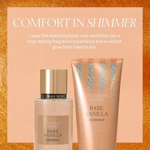 Victorias Secret Bare Vanilla Shimmer 250 ml Simli Işıltılı Kadın Vücut Spreyi