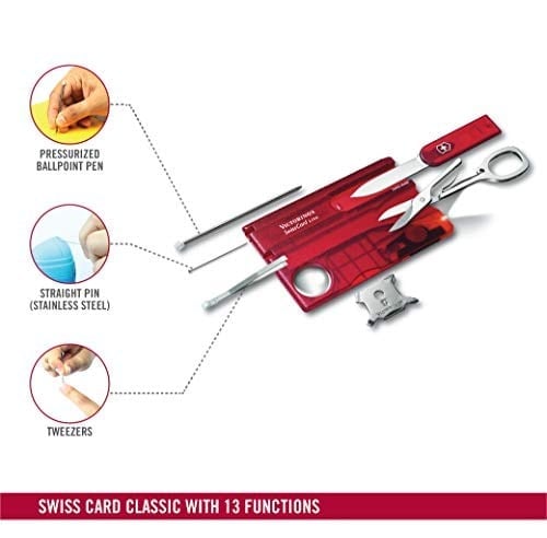 Victorinox 0.7300.T SwissCard Lite Ruby