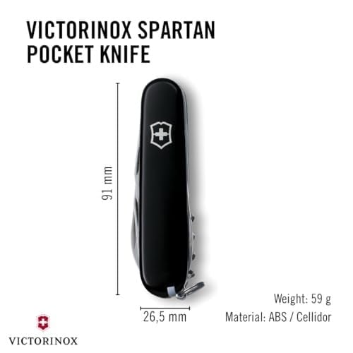 Victorinox 1.3603.3 Spartan Çakı, Siyah