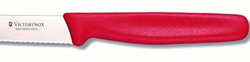 Victorinox 11 cm bıçak, naylon, kırmızı, 30 x 5 x 5 cm ile domates bıçağı