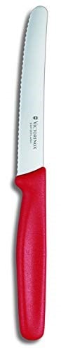 Victorinox 11 cm bıçak, naylon, kırmızı, 30 x 5 x 5 cm ile domates bıçağı