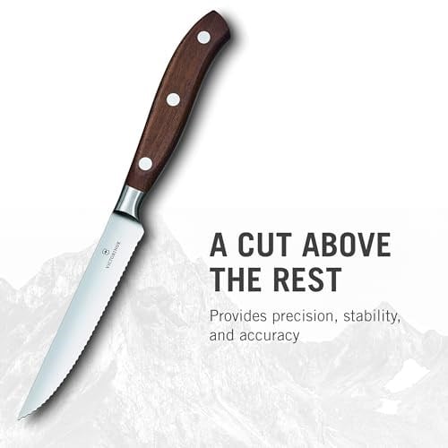 Victorinox 2 7.7240.2W Büyük Maitre Tırtıklı Steak Bıçak Seti Siyah Seti