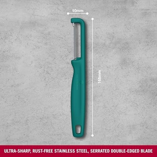 Victorinox 6.0943.4 IOTA Tırtıklı Kenar Çift Taraf Yeşil Soyacak
