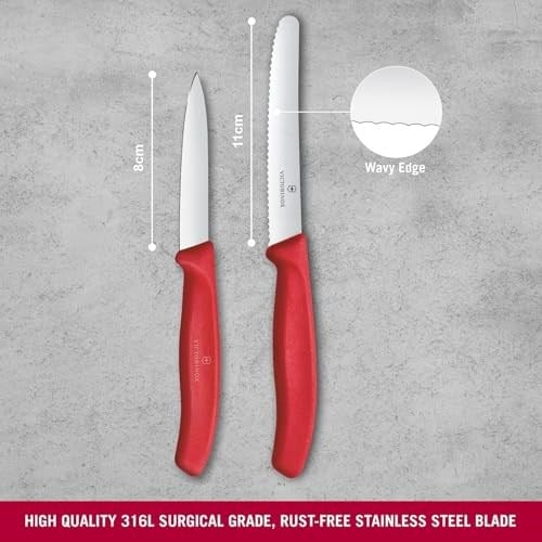 Victorinox 6.7111.2C1 Swiss Classic 2li Bıçak Set, Kırmızı