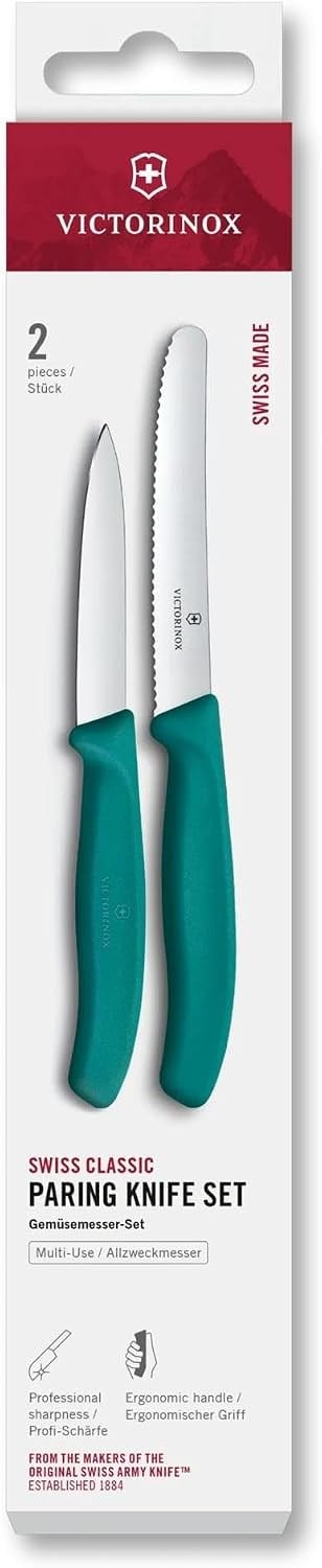 Victorinox 6.7114.2C1 Swiss Classic 2li Bıçak Set, Yeşil