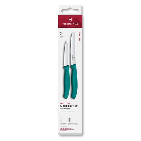 Victorinox 6.7114.2C1 Swiss Classic 2li Bıçak Set, Yeşil