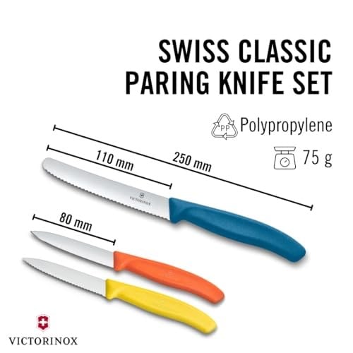 Victorinox 6.7116.32C1 Swiss Classic 3lü Bıçak Set, Renkli