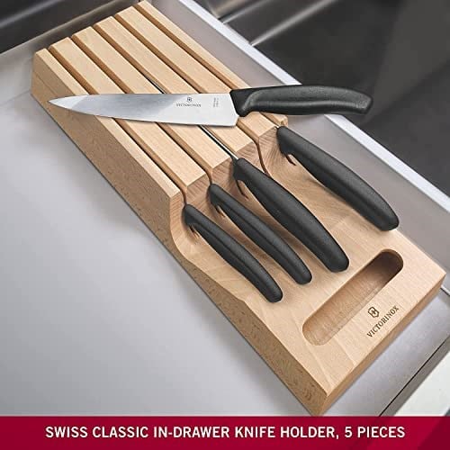 Victorinox 6.7143.5 SwissClassic Ahşap Korumalı Blok Set