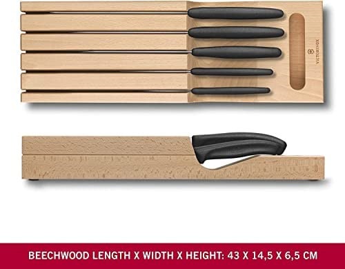 Victorinox 6.7143.5 SwissClassic Ahşap Korumalı Blok Set