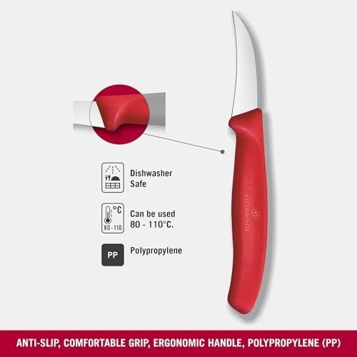 Victorinox 6.7501.C1 Swiss Classic 6cm Şekil Verme Bıçağı, Kırmızı
