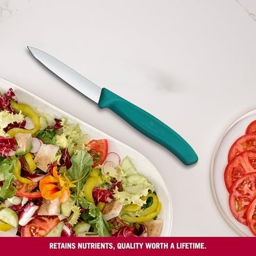 Victorinox 6.7604.C1 Swiss Classic 8cm Düz Soyma Bıçağı, Yeşil