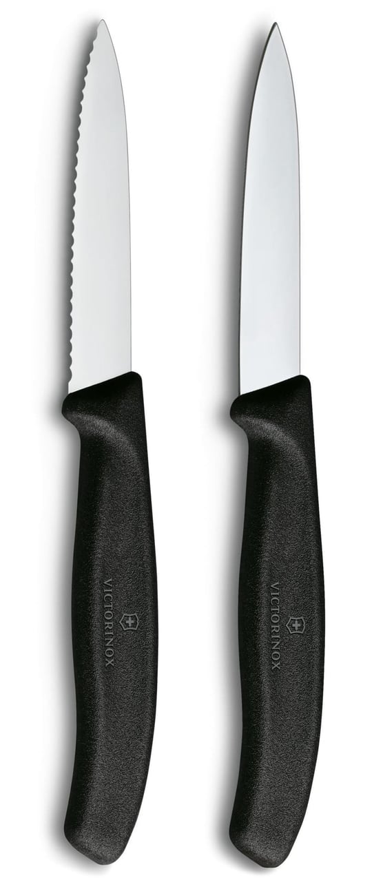Victorinox 6.7693.2 Swiss Classic 2li Soyma Bıçağı Set, Siyah