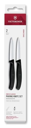 Victorinox 6.7693.2 Swiss Classic 2li Soyma Bıçağı Set, Siyah