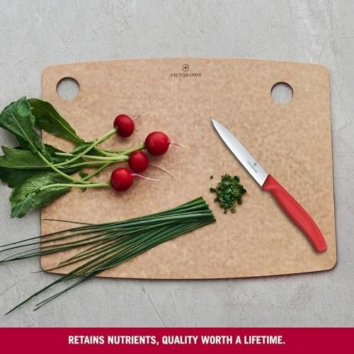 Victorinox 6.7701.C1 Swiss Classic 10cm Düz Soyma Bıçağı, Kırmızı