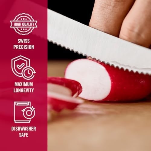 Victorinox 6.7833.6 SwissClassic Blisterli Siyah 6lı Domates Bıçağı